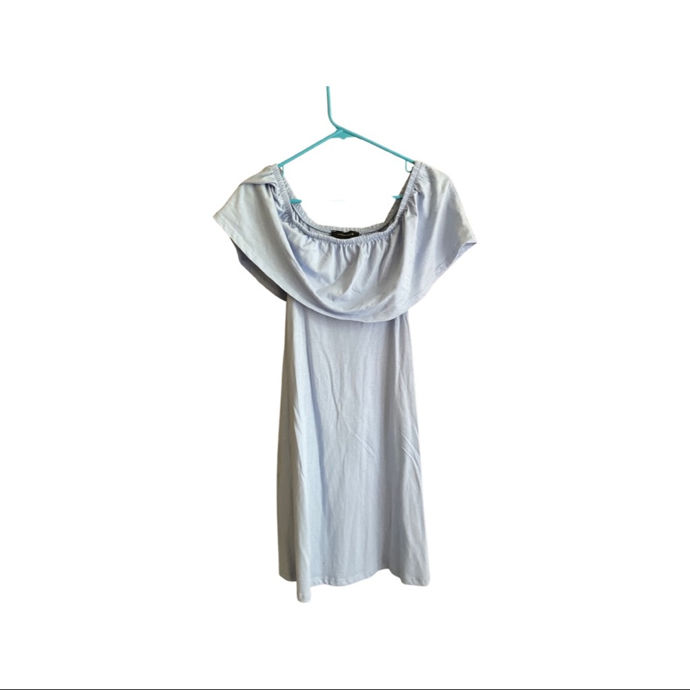 NWT!! Atmosphere Women’s Off the Shoulder dress, Periwinkle Blue - Size 12 -